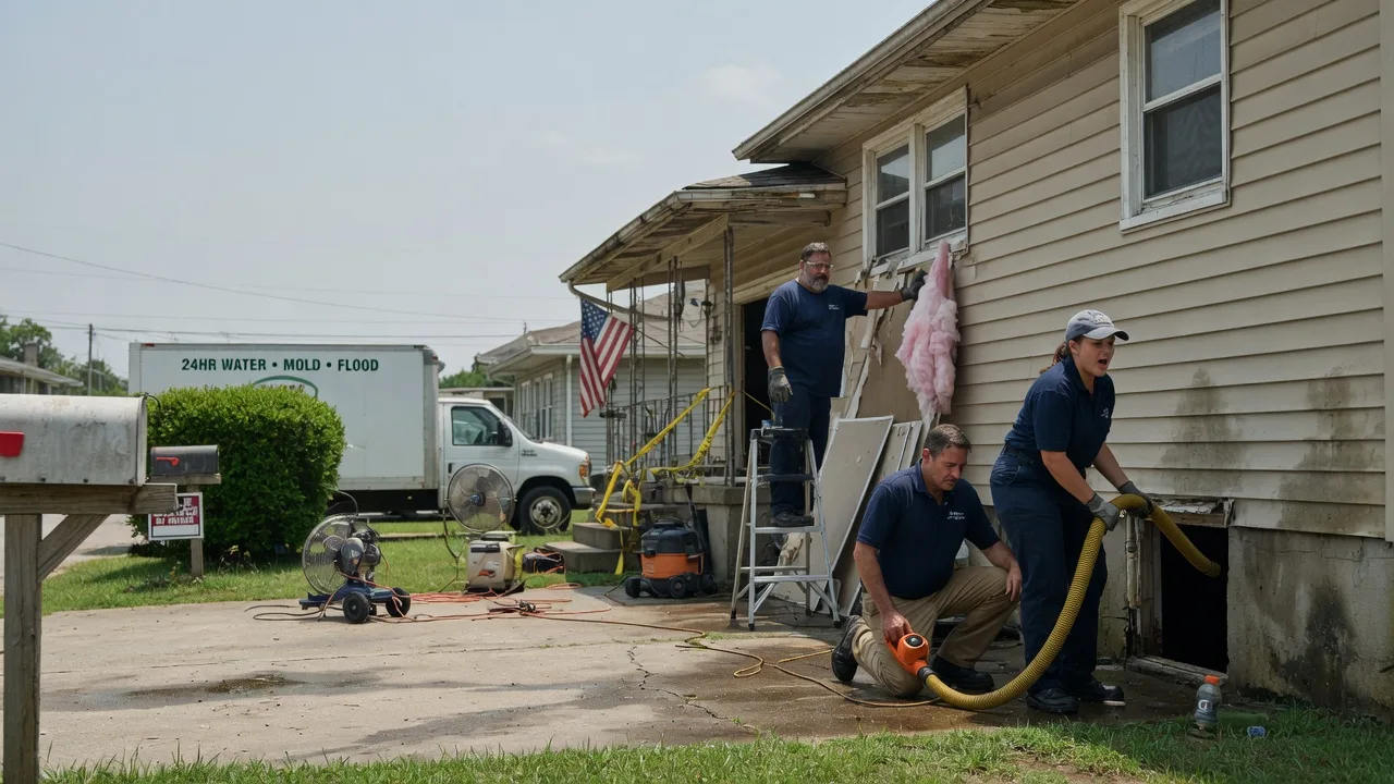 Water Damage Repair in West York, IL near me